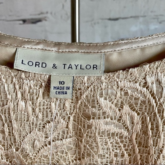 NWT Lord & Taylor light gold skirt set - Picture 3 of 9